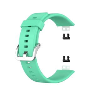 Reloj inteligente deportivo para <span class=keywords><strong>Huawei</strong></span> <span class=keywords><strong>fit</strong></span>, accesorios de reloj de banda de repuesto con silicona suave transpirable para <span class=keywords><strong>Huawei</strong></span> <span class=keywords><strong>Fit</strong></span> - Product Image 4
