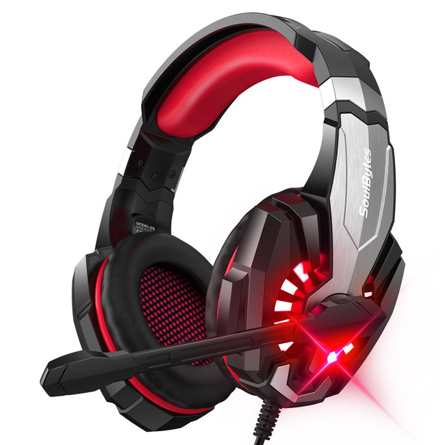 Gaming  Over-Ear Headphones Illuminated Gaming Earphones  Headphone for P4  Mobile Computer