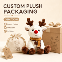 Boneka Rusa Natal Custom Langsung dari Pabrik, Isi Kapas PP, Kain Super Lembut - OEM/ODM untuk Merek Label Pribadi, Pesanan Grosir
