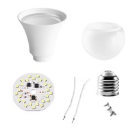 Vente en gros bon marché résidentiel A50/A60 ampoule LED lampe Focos 3W 5W 7W 9W 12W 15W E27 B22 lumière 220V 110V ampoules LED d'éclairage en forme de A