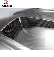 Capot ventilé en fibre de carbone pour BMW M3 M4 G80 G81 G82 G83, style Alpha N, carbone sec, remplacement direct du capot avant