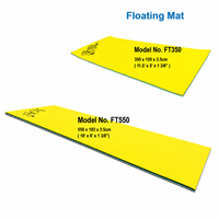 Tapis flottant en mousse XPE à 3 couches, résistant aux déchirures, enroulable, pour lac, piscine, yacht, océan, loisirs aquatiques en plein air