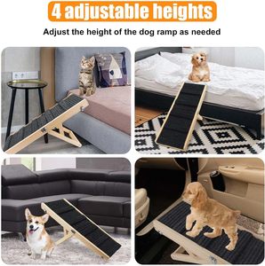 Escaleras portátiles para mascotas Rampa plegable para perros pequeños Rampa para perros para sofá - Product Image 6