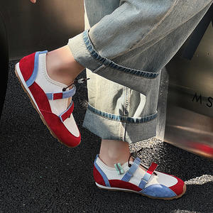 Printemps Nouveau tendance Baskets décontractées pour garçons et filles Chaussures de sport antidérapantes Baskets avec semelle en caoutchouc et fermeture velcro pour enfants - Product Image 3