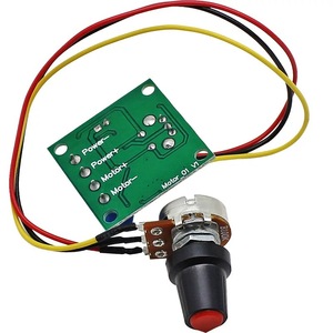 YIXINSHENG Dc Motor <b>Speed</b> <b>Controller</b> 12V 2A PWM <b>Speed</b> Control Module With Fuse For Motor Drive - Product Image 3