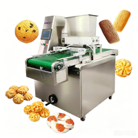 Ligne de production de biscuits turcs commerciaux, machine à biscuits ronds de petite taille à double couleur, beurre, chocolat, prix d'usine