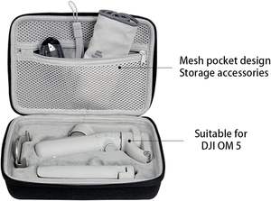 Étui de transport portable EVA pour <span class=keywords><strong>stabilisateur</strong></span> de <span class=keywords><strong>smartphone</strong></span> <span class=keywords><strong>DJI</strong></span> <span class=keywords><strong>OM</strong></span> <span class=keywords><strong>5</strong></span> et accessoires de stockage de protection <span class=keywords><strong>OM</strong></span> <span class=keywords><strong>5</strong></span> sac pour hommes et femmes - Product Image 2