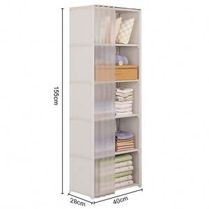 Armoire de rangement pliable <span class=keywords><strong>simple</strong></span> en tissu non tissé, à monter soi-même, peu coûteuse, pour la vente en gros - Product Image 6