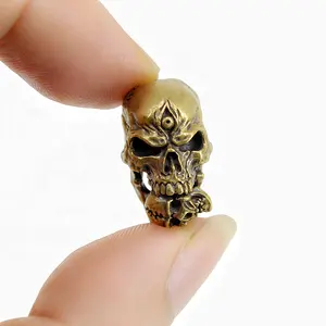 Skull EDC skull knife pendant Keychain Halloween decorative Metal crafts