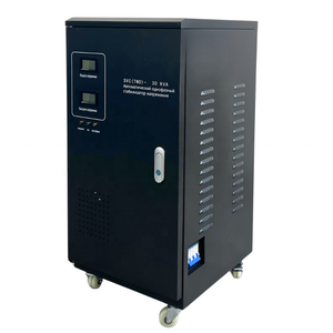 Stabilisateur de tension industriel 30 kVA à large plage de tension d'entrée, écran LCD, 50/60 Hz, monophasé, TND-30KVA, fonctionne efficacement sur une large plage de tension d'entrée - Product Image 1