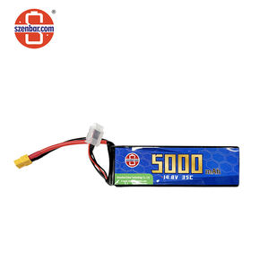 4S Lipo Batterij Cel 5000Mah 14.8V 35c Gebruikt Voor Rc Draadloze Model Vliegtuigen Onbemande Op Afstand Bestuurbare Vliegtuigen - Product Image 4