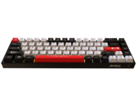Jedel Clavier mécanique rétroéclairé RVB filaire à 68 touches, interrupteur bleu, USB, nouvelle compatibilité du système britannique pour Windows/MAC en plastique
