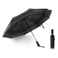 Parapluie de 23 pouces, 8 baleines, surdimensionné, automatique, avec logo personnalisé, en tissu pongé imperméable 190T, 429g, léger, pour usage quotidien, vente en gros