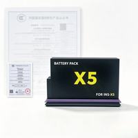 En stock : Ensemble chargeur de batterie avec batterie de rechange 2800 mAh et boîtier de charge double Type-C pour caméra panoramique Insta360 X5 – Vente en gros