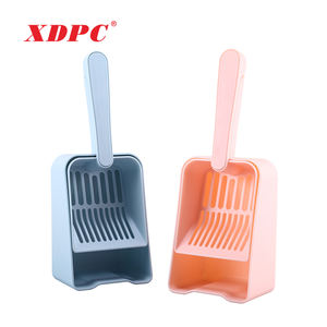 Kit de ramassage de litière pour chat comprenant une pelle à nettoyer un grand espace en plastique - Product Image 3