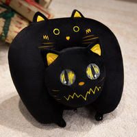 Almohada de Peluche Transformable de Gato, Cojín de Avión, Peluche Personalizado de Anime, Juguetes de Peluche para Mascotas, Peluche Barato con Servicio Flexible OEM/ODM