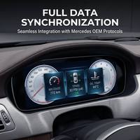Kit de Actualización de Panel de Instrumentos con Velocímetro LCD de 12.3'' para Mercedes-Benz Clase B W218, Compatible con Modelos W218/C218/X218