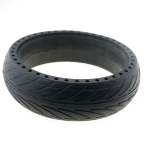 Roue en caoutchouc pleine de huit pouces pour la remplacement des pneus des trottinettes électriques <span class=keywords><strong>Ninebot</strong></span> <span class=keywords><strong>Segway</strong></span> ES1 <span class=keywords><strong>ES2</strong></span> ES3 ES4, utilisation avant et arrière - Product Image 1