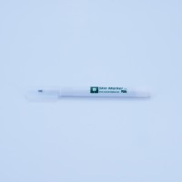 Marqueur cutané médical et chirurgical à encre blanche effaçable, pointe 0,5/1 mm, pour tatouage, maquillage permanent, effaçable à sec et à l'eau, certifié CE