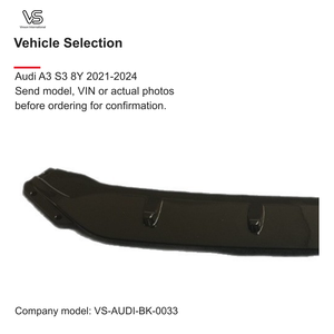 Kit de séparateurs de pare-chocs avant pour Audi A3 S3 8Y 2021-2024 - Product Image 2