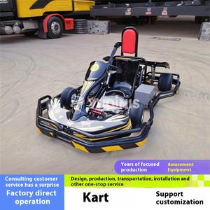 Carburant compétitif 125cc Moteur électrique à entraînement par chaîne Go Karts Grande voiture à pédales <span class=keywords><strong>4</strong></span> <span class=keywords><strong>temps</strong></span> 4x4 pour adultes Park's <span class=keywords><strong>Kart</strong></span> Drift - Product Image 3