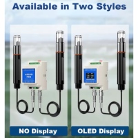 2 in 1 pengujian kualitas air cepat industri, hidroponik, perawatan kotoran Sensor ORP PH Online
