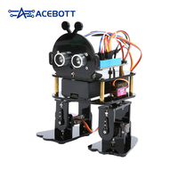 Kit de robot bipède bionique ACEBOTT ESP32 Scratch Blockly Contrôle par application Jouet programmable pour enfants STEM DIY Robotique pour Arduino