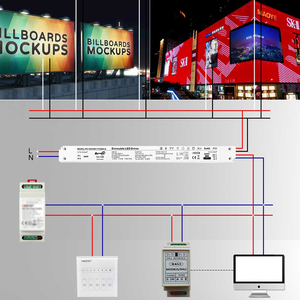 Controlador LED DALI Push Dimmable para riel de 36W, 75W, 100W, 150W, 200W, 200-240VAC-DC 12V 24V IP20, Voltaje Constante Fuente de Alimentación para Foco LED - Product Image 6