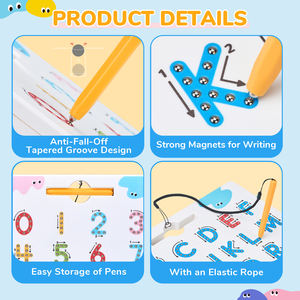 Joycat Hot Bán Double Side Từ Giáo Dục Học Tập Đồ Chơi Từ Số Bảng Chữ Cái Truy Tìm Hội Đồng Quản Trị Cho Trẻ Em - Product Image 4
