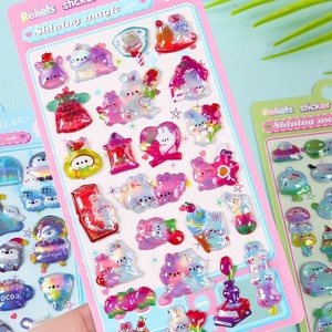 Pegatinas de Gelatina <span class=keywords><strong>3D</strong></span> con Relieve, Lindas, al por Mayor, Cinta Adhesiva de Doble Cara, Dibujos Animados para Niños, Burbujas, Manualidades, Fundas para Teléfonos, Pegatinas de Papel - Product Image 6