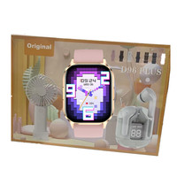 Reloj Inteligente con Monitor de Sueño, Cuadrado, en Oferta, con Auriculares, Mini Ventilador, 2025, Original, D98, D96 Plus, H66PLUS, H95