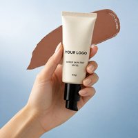 Fond de Teint Professionnel Couvrance Totale Imperméable Longue Tenue Végan Marque Privée Vente en Gros Teinte Légère Effet Peau Naturelle