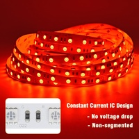 Bande LED RGB à courant constant, super longue 15 m/rouleau, sans chute de tension, DC24V, 60 LED/m, découpable, à changement de couleur, pour projets