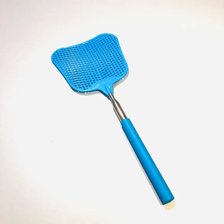 Hướng dẫn sử dụng kiểm soát dịch hại flyswatter vợt dài nhựa xử lý mở rộng Fly swatter cho nhà