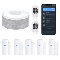 Système d'alarme de sécurité domestique sans fil, wi-fi, détecteur de mouvement Pir, contrôle à distance avec application Tuya
