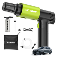 Nettoyeur pliable en plastique 4-en-1 avec buse, batterie lithium 2600 mAh, écran LCD, pression 15 bars, étanche IPX4, 5 accessoires