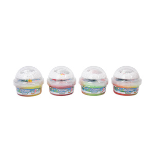 Stretchy Bouncing Putty Christmas Crystal Putty with White Foam Beads and Santa Claus - Product Image 2