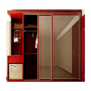 Non Broken Wardrobe Furniture Sliding Door <b>Mirror</b> with CAT I Film Back - Product Image 1