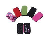 Ensemble d'accessoires de couture détachables éclairés par LED USB 9 en 1 Nouveau sac à crochet rechargeable avec plusieurs aiguilles interchangeables