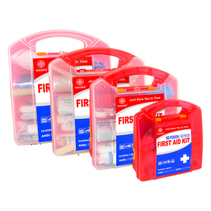 Kit de premiers <span class=keywords><strong>soins</strong></span> Portable en plastique, boîte vide, Logo personnalisé imprimé, médical, premiers <span class=keywords><strong>soins</strong></span>, 50 pièces - Product Image 2