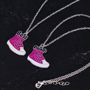 Collier pendentif en alliage de zinc Cœur d'amour et tasse à café pour femmes et couples - Bijoux tendance pour anniversaire - Product Image 5