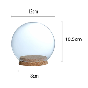 זכוכית צלולה בעבודת יד צלולה כיפה תצוגה במקרה של תצוגה למשרד - Product Image 3