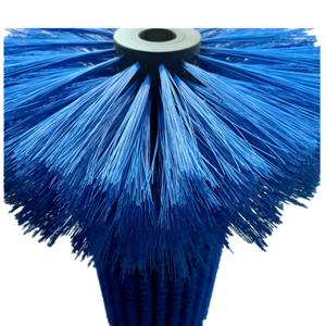 Màu xanh Nylon bàn chải con lăn cho thùng làm sạch máy thép không gỉ và vật liệu vật nuôi hình dạng hình trụ chức năng đánh bóng - Product Image 6