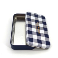 Mini ensemble de 7 pinceaux de maquillage rectangulaires, doux, pour fard à paupières, blush et fond de teint, portable, en boîte métallique rose recyclée
