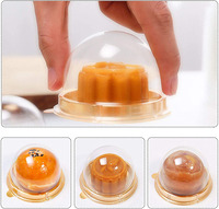 Emballage de pâtisserie en gros, emballage à emporter, boîtes à gâteaux en plastique transparent