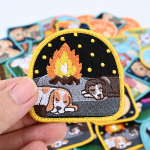 Miễn phí mẫu nhà Máy Giá tùy chỉnh sắt trên thêu các bản vá lỗi dệt pathces với thấp moq và giao hàng nhanh - Product Image 3