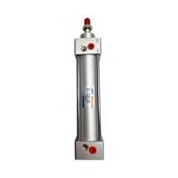 Cylindre pneumatique SC à double action, piston réglable, diamètre de trou 32 40 50 63 80 100 125 160 200 250, acier inoxydable