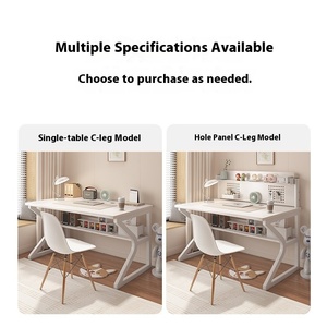 Hiện đại rắn gỗ có thể điều chỉnh chiều cao máy tính bàn cho phòng khách phòng ngủ & khách sạn-bền nhỏ nghiên cứu viết bàn - Product Image 5