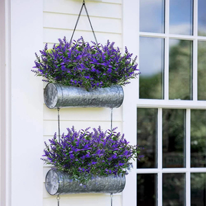 Ramo de Lavanda Artificial de 5/7 Ramas, Flores Falsas de Plástico, Simulación de Ramo, Decoración para Interiores, Hogar, Mesa, Adornos - Product Image 5