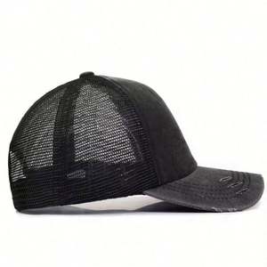 Gorra Trucker de 5 Paneles de Algodón para Verano, Estilo Hipster Unisex, Vintage, con Hebilla Metálica - Product Image 6